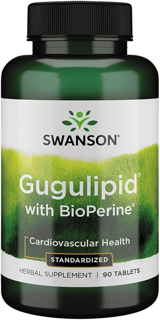 Swanson Gugulipid med Bioperine (standardiseret) 90 Tabs