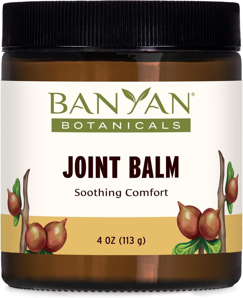Banyan Botanicals Joint Balm - Organic Balm for Joints med Boswellia og Guggulu - til støtte Komfortable Joints og Samlet Fælles Sundhed - 4 oz - Ikke-GMO bæredygtigt souced Petroleum Free