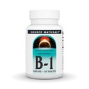 Source Naturals Vitamin B-1 Thiamin 500mg - High Potency, 500mg - 50 tabletter