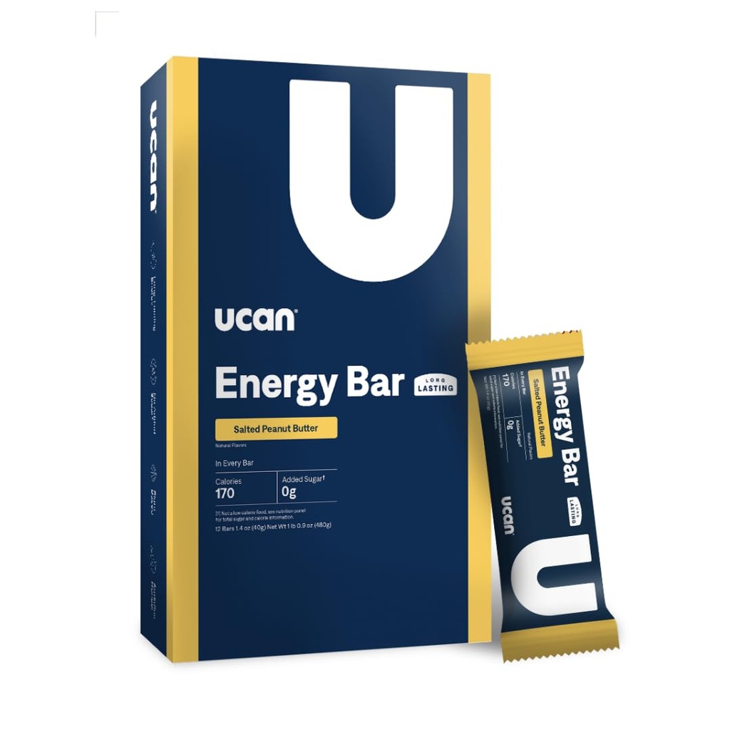 UCAN Energy Bars: 124; Lavsukker, Lavkalorier: 124; Gut Friendly, Caffe- Free, Vegan, Non- GMO, No Soy, Keto Friendly Buddy: 124; Running, Cykling, Fitness, Pre & Post Workout: 124; Saltet Jordnøddesmør: 12 Greve