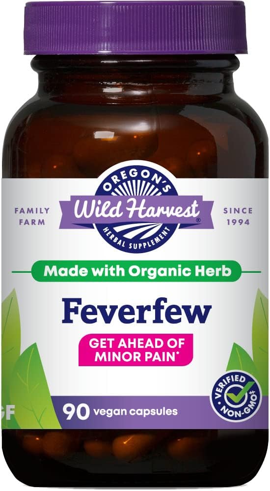 Oregon 's Wild Harvest Non- GMO Fevermoneys (F.D.), Organic Herbal Supplements, 90 Count