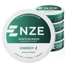 NZE Koffein Nootrope Pouches (Wintergreen) - Energy Pouches med 50 mg Koffein, Alpha GPC, L-Tyrosine & L-Theanin med ingen sukker eller kunstige sødestoffer - 15 Pouches Per Can - 5 Pack
