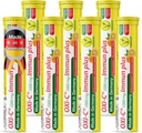 T&D Oxi C 1000 mg Vitamin C - 140 Vegan Drink Effervescent Tablets - Orange Flavor - Made in Germany