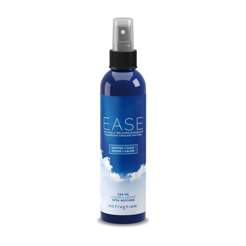 Aktivering Ease Magnesium Spray 124; 250 ml Spray 124; Dead Sea Magnesium Chloride Spray 124; Fast- Absorbing Topical Spray for Natural Balance and Relaxation