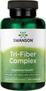 Swanson Tri- Fiber Complex - fordøjelsessygdomme supplement lavet med Psyllium, Oat Bran, & Apple Pectin - (100 kapsler)