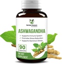 Urtehimlen Ashwagandha Kapsler 90 Grev af 124; Ashwagandha Powder Kapsler til Ultimate Samlet velvære
