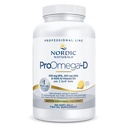 Nordic Naturals ProOmega- D, Lemon Flavor - 180 Soft Gels - 1280 mg Omega-3 + 1000 IE D3 - højpotens Fish Oil - EPA & DHA - Brain, Eye, Heart, & immunforsvar - Non-GMO - 90 Servering