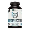 Zhou Magnesium Glycinate - Pure Mag Glycenat supplement til mænd og kvinder, Natural Sleep Aid, Heart Health Support, Muskelafslapning & Vitality - 180 Veganske venlige kapsler