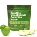 Creatin Gummies 5g monohydrat + Taurine & B12 - Sukkerfri, Vegan, Glutenfri - Grøn æble - 120 Greve (30 Servere) for styrke, energi og fokus