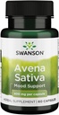 Swanson Full Spectrum Avena Sativa (Green Oat Grass) - Herbal Supplement Promoting Nervous System Health - Natural Formula Supporting Overall Wellness - (60 Capsules, 400mg Each)