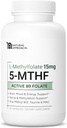 L-Methylfolate 15mg plus Methyl B12, D3, Taurine & NAC | MTHFR-Friendly Folate (High Potency) | Bioactive Forms of Vitamin B9 & B12 | Supplement for Mood, Methylation, & Cognition | 60 Capsules