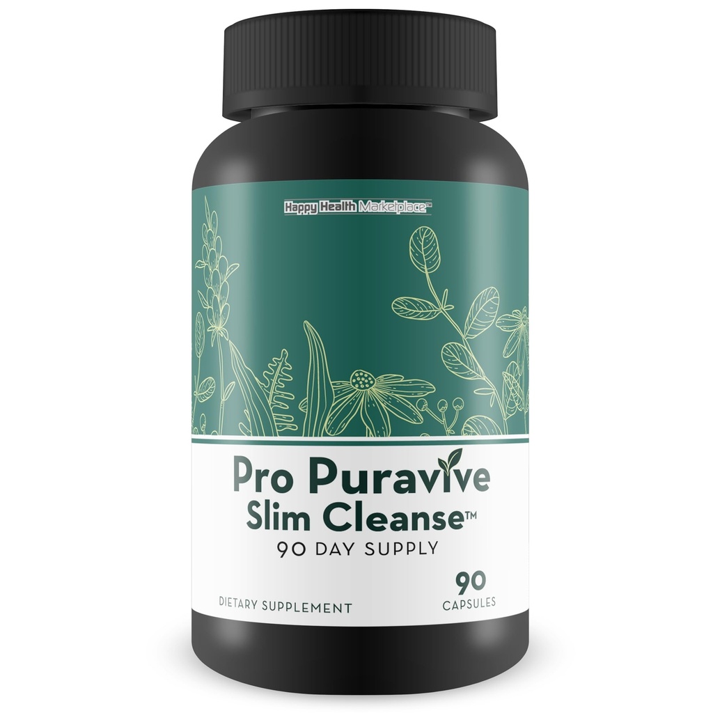 Pro Puravive Slim Cleanse - 90 dages levering - Vores bedste genert fuld krop Detox Cleanse - Fuld Krop Detox Rengøring for kvinder - Fuld Krop Detox Rengøring for mænd - Krop Rengøring Detox for kvinder & mænd