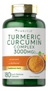 Carlyle gurkemeje Supplement 124; 3000mg 180 Kapsler} 124; med sort peber, Curcuminoids og Bioperine • 124; Non- GMO, Gluten Free