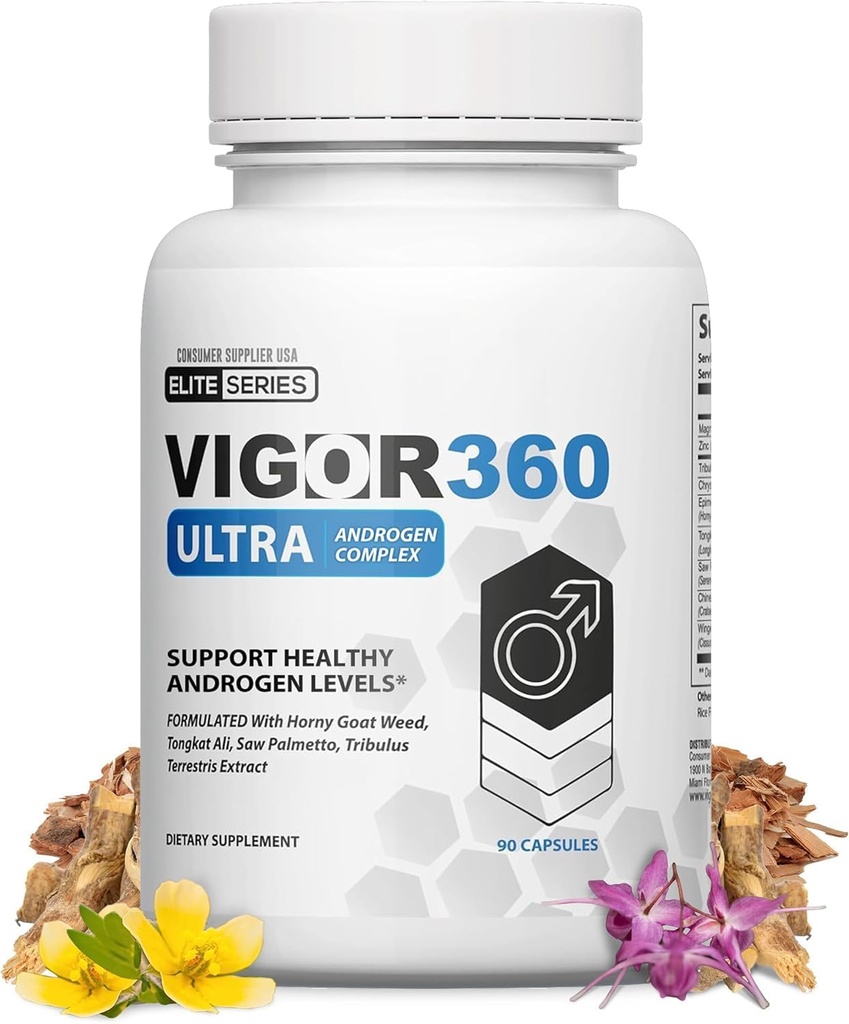 ULTRA TESTO COMPLEX - 90 kapsler - 30 dages testosteron foryngelse - atletisk og mental ydeevne booster.