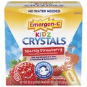 Emergen- C Kidz krystaller, On- the- Go Emergen- C immunstøtte supplement med vitamin C, B vitaminer, zink og mangan, Sparkly Strawberry, Stocking Stuffer - 56 Stick Packs
