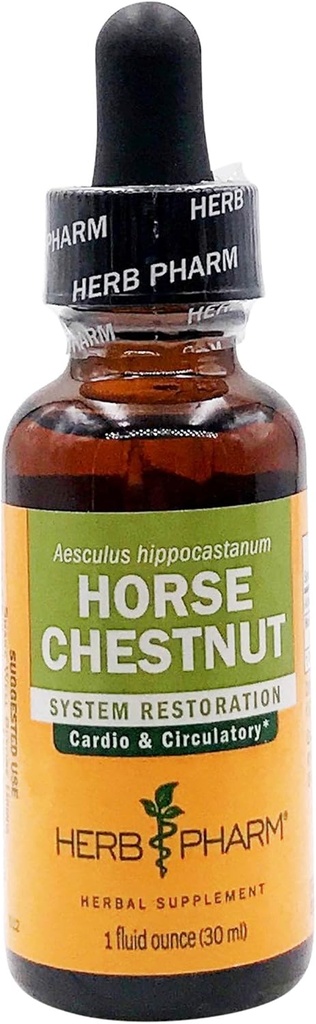 Herb Pharm Liquid Extract for Sund Veins and Circulation, Horse Chestnut, 1 Fl Oz