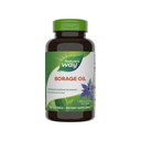Nature's Way Borage Oil Supplements, Cold Pressed & Unrefined, 300 mg GLA and 440 mg Linoleic Acid per Serving, 60 Softgels (Packaging May Vary)