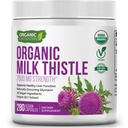 Mælk Thistle Kapsler, 280 Count, 7500 mg Styrke, Potent 30: 1 Extract, USDA Certified Organic, Rich in Silymarin Flavonoider, Vegan, Non- GMO og All- Natural