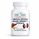 New Life Limpieza Suprema Hígado Riñones y Vesicula, Sund lever, Mælkebøtte, mælketidsel ekstrakt, 100 kapsler