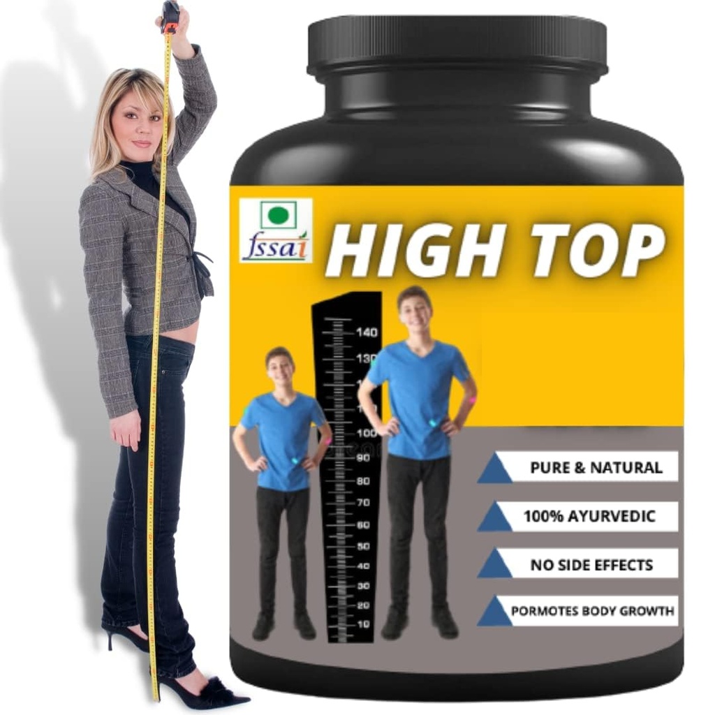 Sheltr High Top - 124; Højde Stigende Højde Vækst & Højde Gain 124; Capsule - 124; ayurvedic Medicine (pakke med 1)