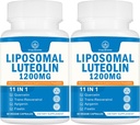 1200MG Liposomal Luteolin Supplement - Maksimal Absorption, Antioxidant Boost til hjernen 120 kapsler