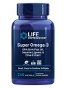 Life Extension Super Omega-3 EPA / DHA Fish Oil, Sesame Lignans & Olive Extract - Heart Health, Brain Health, Inflammation Health Support, Gluten- Free, Let at synke, Non- GMO, 240 Softgels