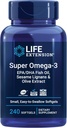 Life Extension Super Omega-3 EPA / DHA Fish Oil, Sesame Lignans & Olive Extract - Heart Health, Brain Health, Inflammation Health Support, Gluten- Free, Let at synke, Non- GMO, 240 Softgels