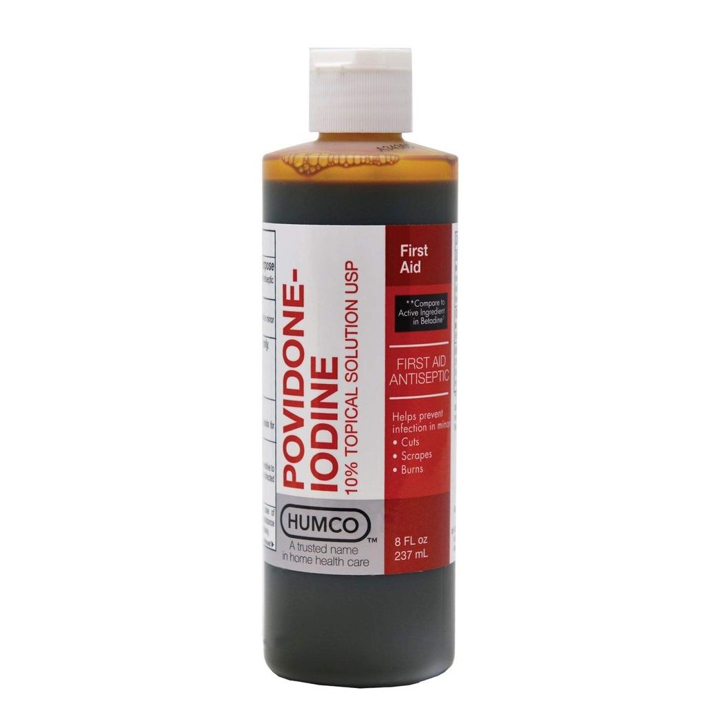Humco 232516001 Povidon Jod 10% temaopløsning, 16 oz.