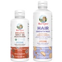 MaryRuth Organics Turkey Tail Mushroom Liposomal (Chocolate Fudge) & Hair Growth MAX (Mandel Cookie) # 124; Clean Label Project Verified ® # 124; Vitamin til Immunitet & Beauty # 124; Vegan, Gluten- Free