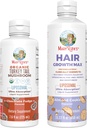 MaryRuth Organics Turkey Tail Mushroom Liposomal (Chocolate Fudge) & Hair Growth MAX (Mandel Cookie) # 124; Clean Label Project Verified ® # 124; Vitamin til Immunitet & Beauty # 124; Vegan, Gluten- Free