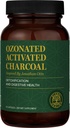 Global Healing Center - Ozoneret aktiveret kul pulver - Avanceret fordøjelsesdetox, der adsorberer interne uønskede forbindelser - Hjælper Relieve Occasional gas discomfort - 60 aktiverede kul piller