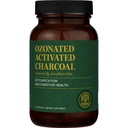 Global Healing Center - Ozoneret aktiveret kul pulver - Avanceret fordøjelsesdetox, der adsorberer interne uønskede forbindelser - Hjælper Relieve Occasional gas discomfort - 60 aktiverede kul piller