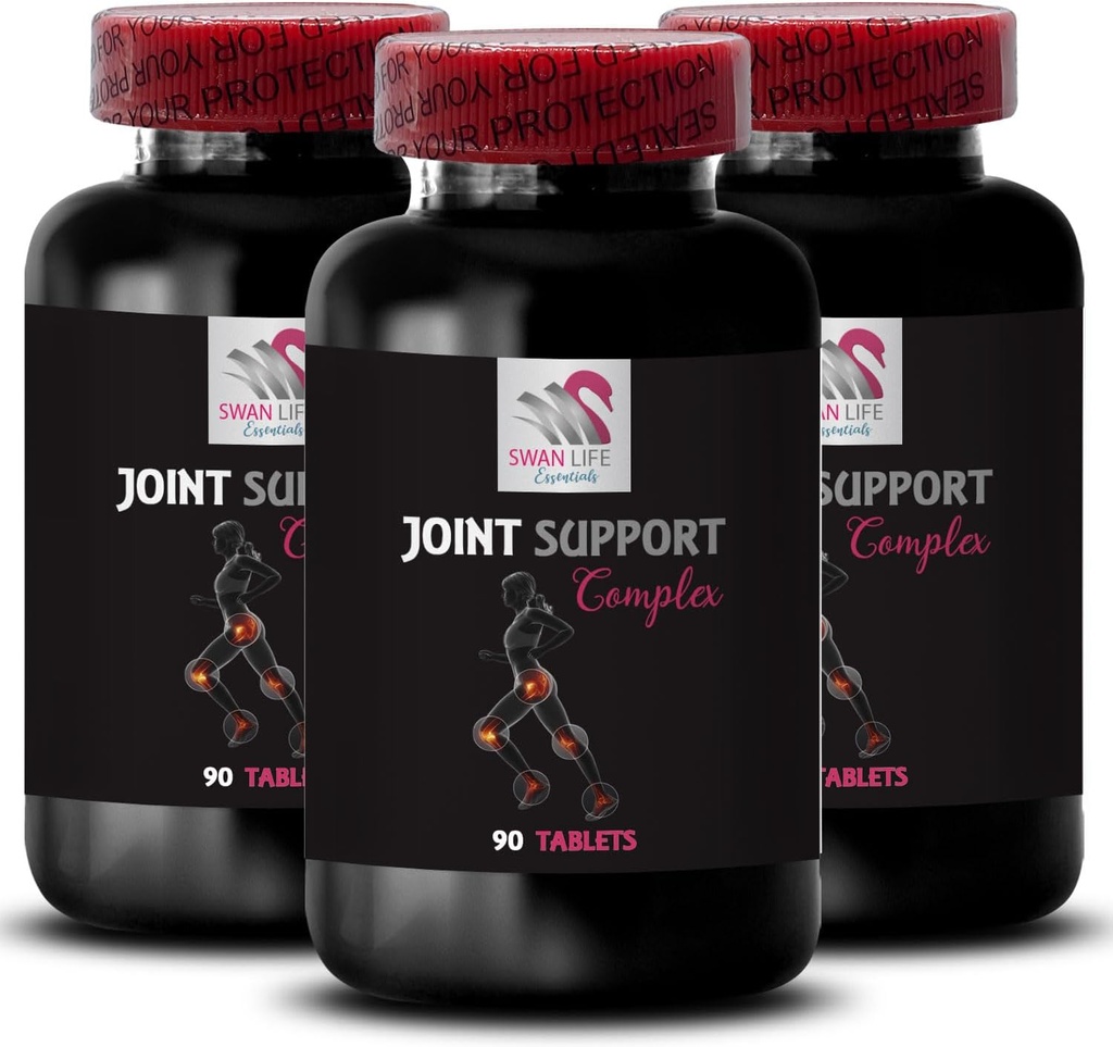 Joint Movement Support - Joint Support Complex - Chondroitin & MSM, Boron Supplement Kapsler, Joint Boost Formel, Glucosamin & Chondroitin Blend, Joint Tablets Complex, MSM Supplement 3Bot 270Tab