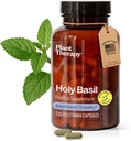 Plant Terapi Holy Basilikum Kapsler Fremstillet i USA 4 måneders Supply Support Emotional Stabilitet, Positive Mood, Combat Træthed & Mental Tension Kosttilskud til kvinder & mænd 120 Vegetarisk Capsule