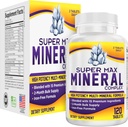 2 - Måneder Multimineral Supplement (Jern fri) Naturlige Multimineraler ekskl. 124; Højstyrke Multi Mineral Kosttilskud (15-in-1) Blandet mineral Formel 124; Mineral Complex; 124; 60- Day Bulk Supply 124; 120 tabletter