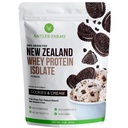 Antler Farms - 100% Græs Fed New Zealand Whey Protein Isolate, Cookies & Cream Flavor, 2 lbs - Ren og ren, 5 Ingredienser, Cold Forarbejdede