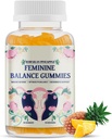Feminin Balance Gummies, Premium Balance Gummies - Hawaii Ananas, Support Women 's Health & Wellness, Balanceret pH, Forbedre immunforsvaret, Vegan, Gluten- Free