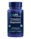 Life Extension Potassium with Extend-Release Magnesium – Heart health supplement for blood pressure support with two essential minerals – Non-GMO, vegetarian, gluten-free – 60 capsules