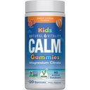 Naturlig Vitality Rolig, Magnesium Citrate Kids Supplement, Stress Relief Gummies, Understøtter en sund reaktion på stress, Gluten Free, Vegan, Sweet Citrus, 120 Gummies