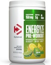 Dymatize Energize Pre Workout Pulver til mænd og kvinder, Lemon Lime Flavor, 150mg Koffein, 5g BCAA, Performance Blend af L- Theanine, L- Tyrosine, L- Citrullin, Ingen sukker, 30 Servering