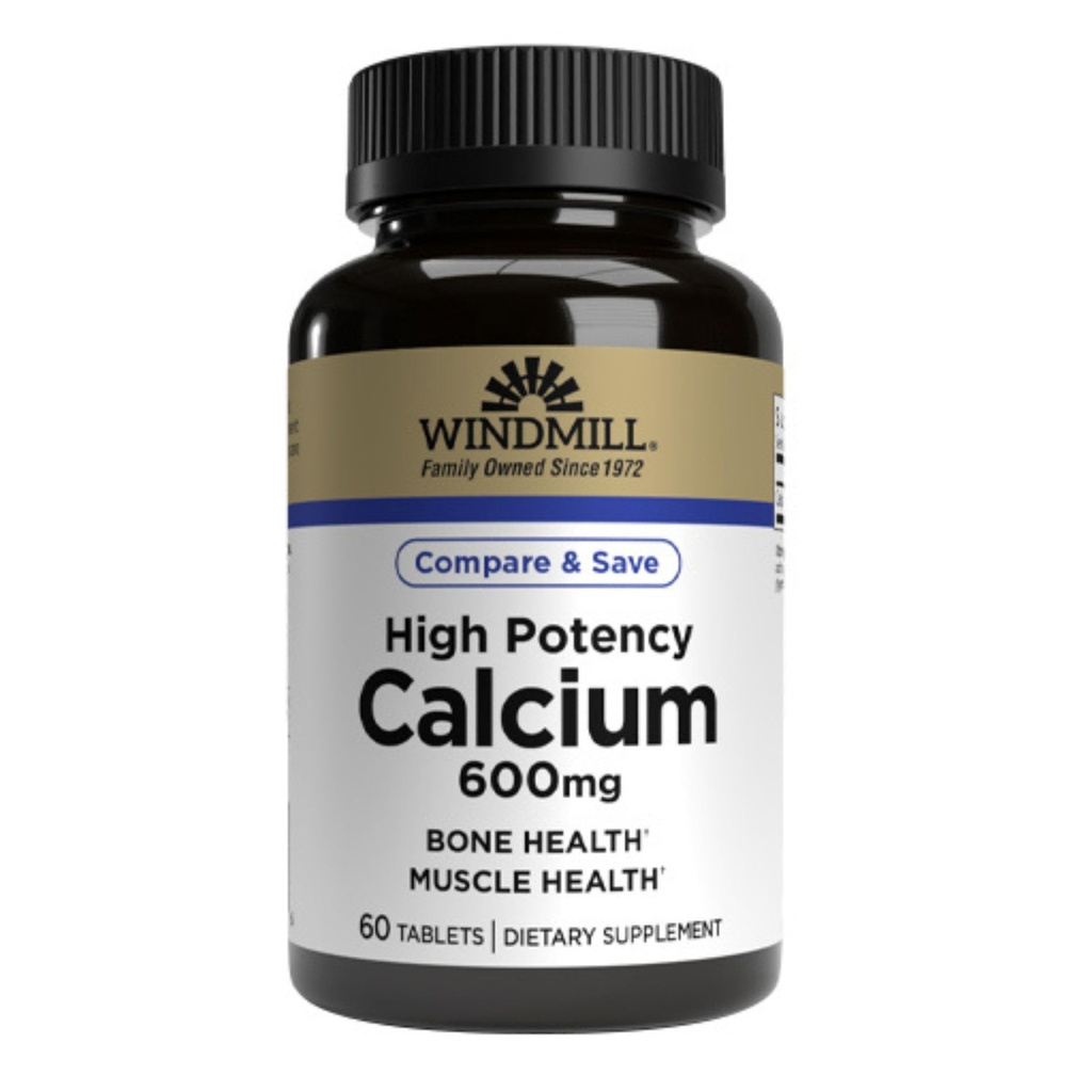 Windmill Calciumcarbonat 600MG - 60 tabletter