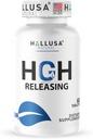 Hallusa Natural Hall HGH Complex - Amino Acid Complex - Muscle & Workout Support - Energy & Recovery Formel - L-Arginin, L-Ornithin, L-Glutamin - 60 tabletter (30 dages forsyning)