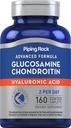 Piping Rock Glucosamin Chondroitin for kvinder og mænd
