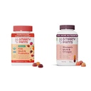 SmartyPants Organic Kids Multivitamin Gummies: Probiotika, Omega 3 (ALA), Vitamin D3, C, Vitamin B12 & Kvinder Multivitamin Gummies: Omega 3 Fish Oil (EPA / DHA), Methylfolat, CoQ10