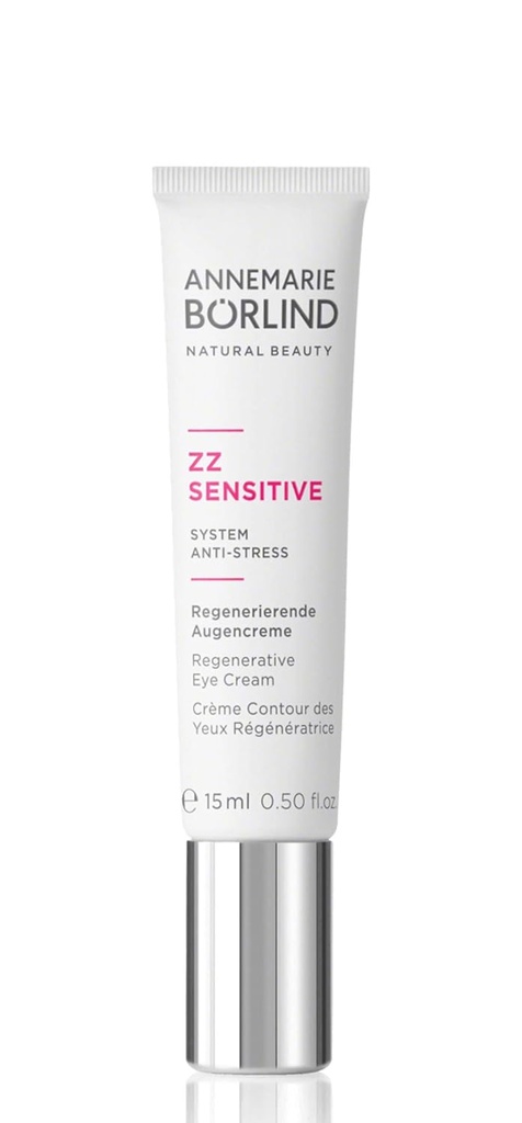 ANNEMARIE BÖRLIND - ZZ SENSITIVE Regenerative Eye Cream - Med C-vitamin + E og Meadowfoam Extract til at styrke den naturlige hudbarriere og Sothe stressede hud - Trin 5 af 5-0,5 Oz