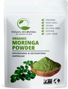 Moringa Powder (8 Ounce), Moringa Oleifera Leaf Powder Б124; Gentle Tørrede blade Б124; 227g (8 Ounce) Pack Б124; Pakning med 1