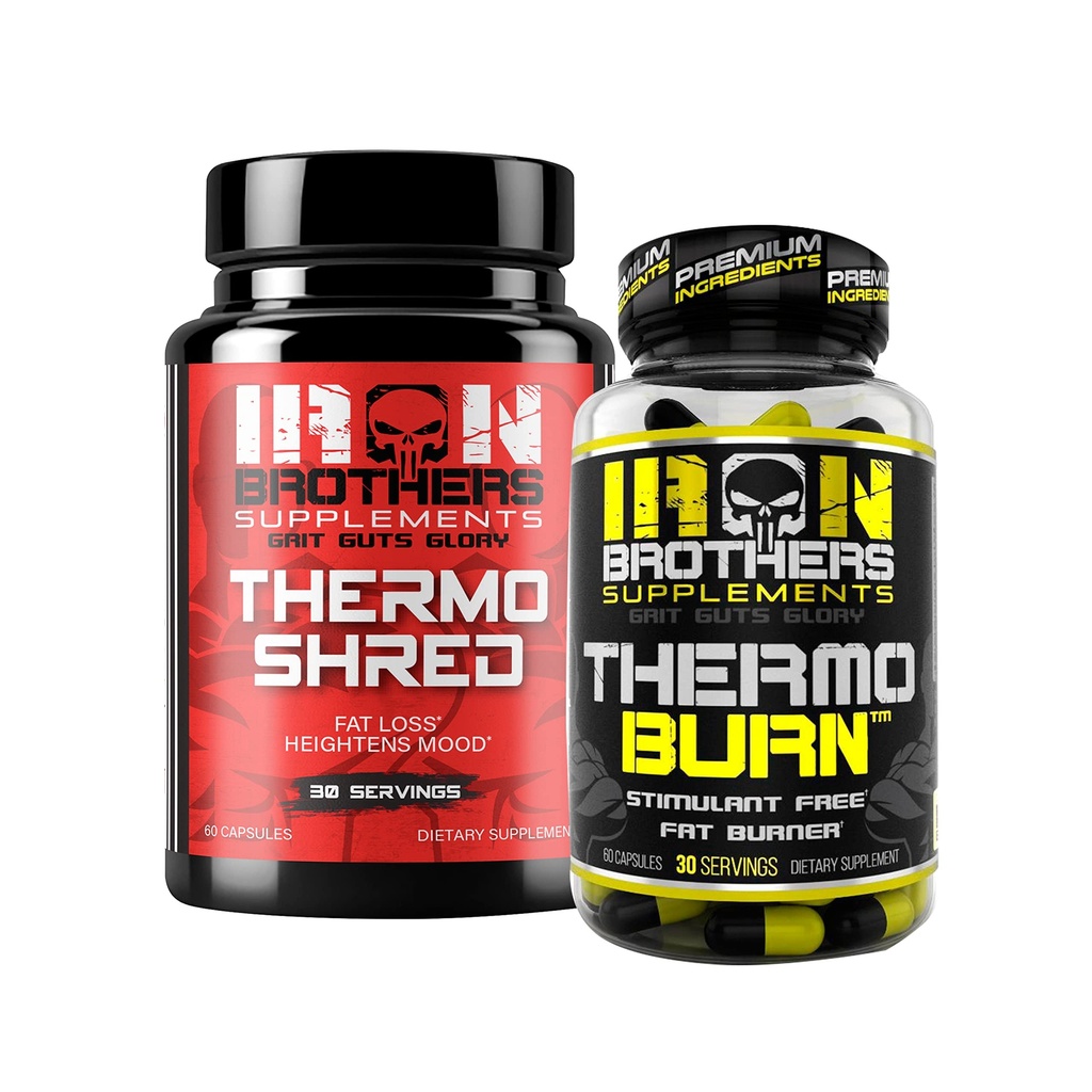 Termogene Fat Burners & Stimulant Free Fat Burner Bundle til mænd / kvinder