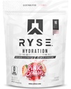 RYSE Hydration Electrolyte Powder Drink Mix Packets - Pink Splash - Sugar-Free Full Spectrum Electrolytes with Essential Vitamins, Taurine and Choline for Rehydration - 16 Serving Sticks