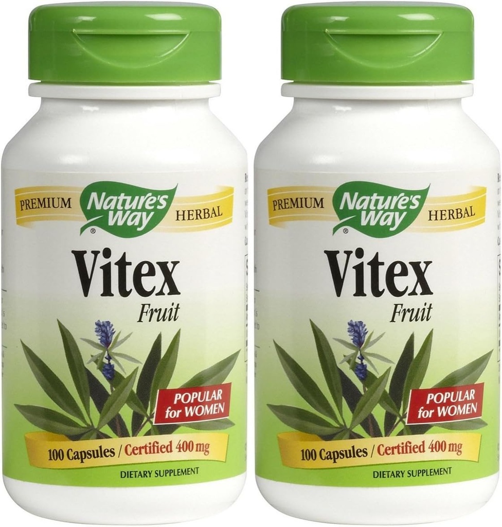Nature's Way Vitex (Chaste Tree) Caps, 2 pk