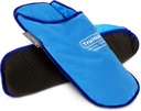 Ice Pack Tøfler til neuropati Relief - 1 par, Blå Vinyl Gel - Ice Pack Wraps & Cold Tøfler til hævede fødder Relief - Hot & Cold Therapy for Plantar Fasciitis & Burning Sensation